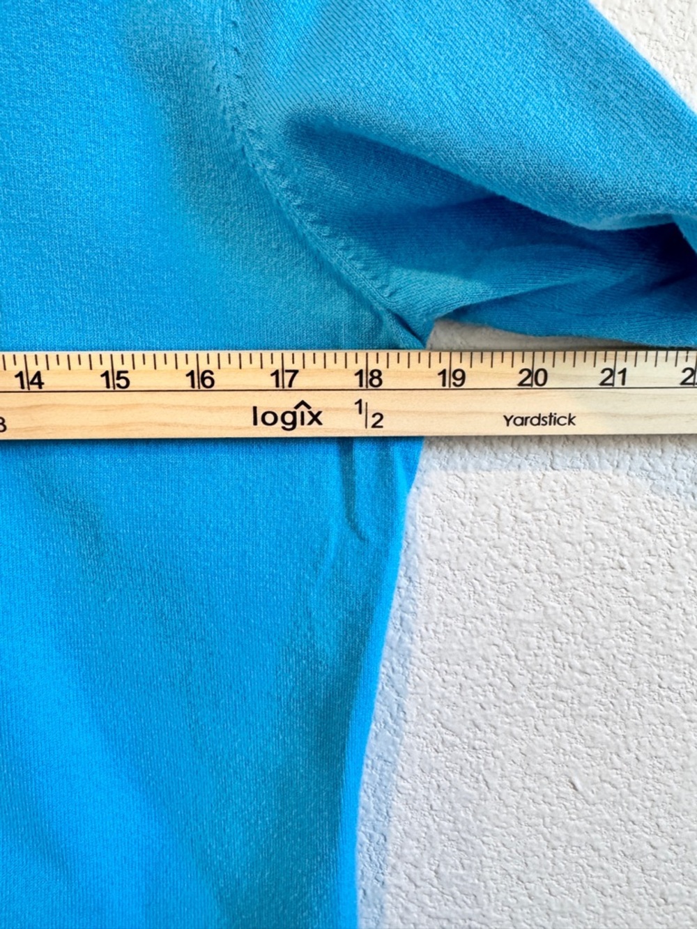 Talbots Pima Cotton Cardigan Coastal Minimalist Preppy Blue Petite M Soft B95 - Picture 6 of 9